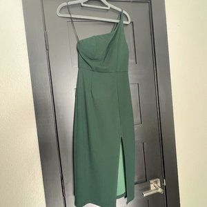 Hello Molly Dark Green midi dress